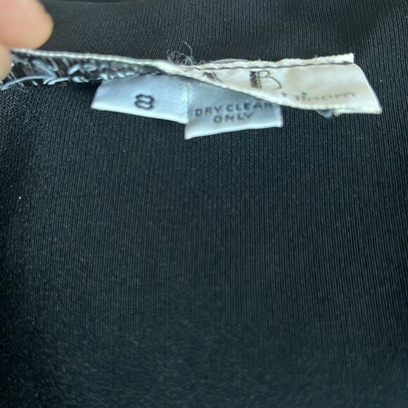 Vintage 80s Chetta B black white zebra print button front size 8 - Picture 12 of 14